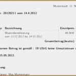 Kleinunternehmer Rechnung Vorlage Word Erstaunlich 10 Musterrechnung Kleinunternehmer Doc Vorlagen123