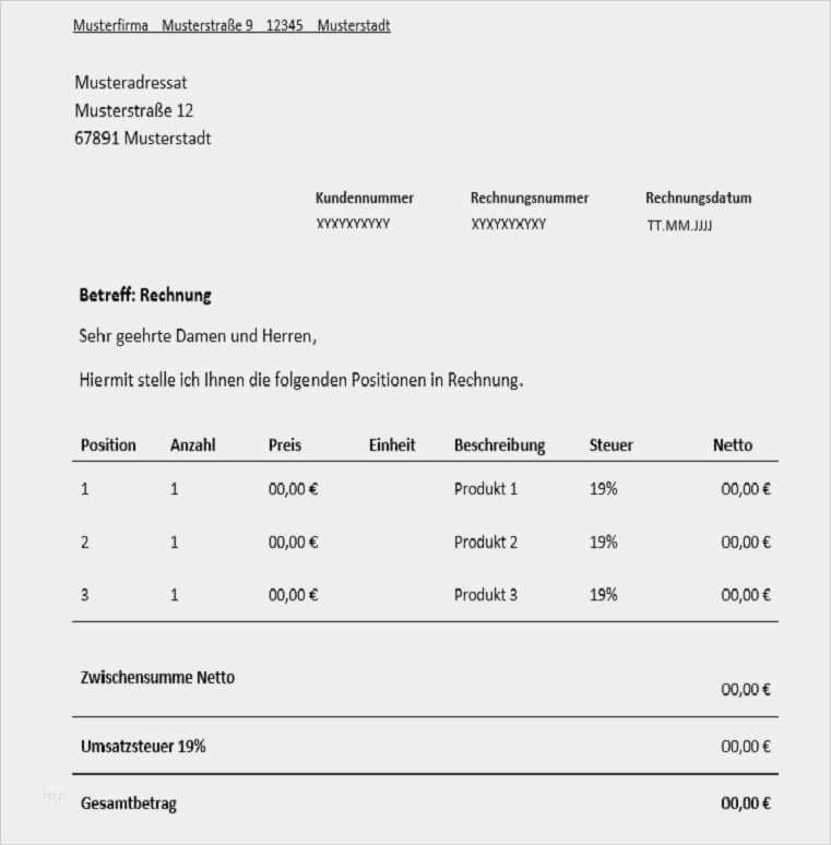 Kleinunternehmer Rechnung Vorlage Word Großartig Rechnung Für Freiberufler Vorlage &amp; Muster