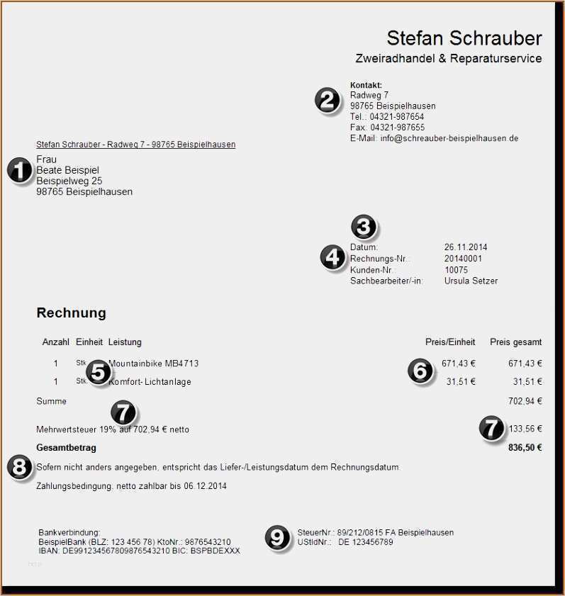 Kleinunternehmer Rechnung Vorlage Word Inspiration 15 Beispiel Rechnung Kleinunternehmer Vorlagen123