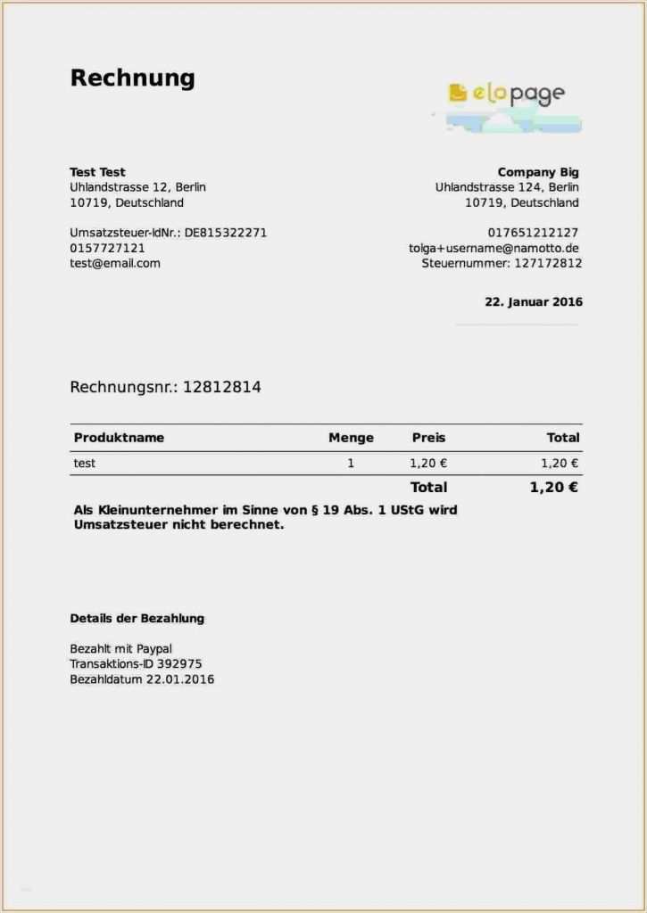 Kleinunternehmer Rechnung Vorlage Word Luxus 12 Rechnung Schreiben Muster