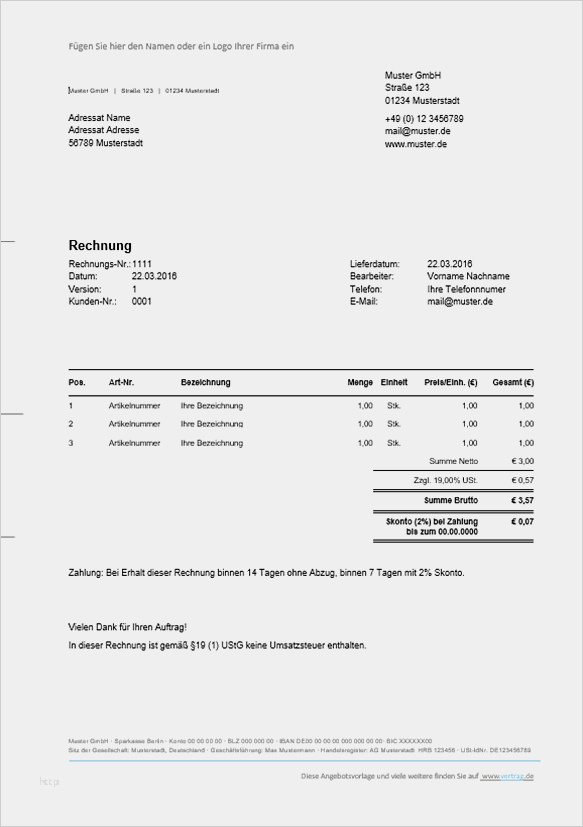 Kleinunternehmer Rechnung Vorlage Word Wunderbar Kleinunternehmer Rechnung Kleinunternehmer Rechnung
