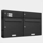 Klingel Und Briefkastenschilder Vorlage Best Of 2er Briefkasten Anlage Aufputz Wandmontage Ral 7016