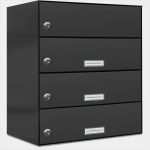 Klingel Und Briefkastenschilder Vorlage Beste 3er Premium Zaun Durchwurf Briefkasten Anthrazit Mit