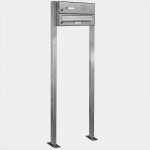 Klingel Und Briefkastenschilder Vorlage Cool V2a Edelstahl Briefkasten Standanlage Mit Klingel Taster