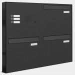 Klingel Und Briefkastenschilder Vorlage Einzigartig 3er Briefkastenanlage Für Tür Zaundurchwurf Klingel Ral