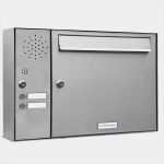 Klingel Und Briefkastenschilder Vorlage Erstaunlich 1er Premium Edelstahl Briefkastenanlage Für Aufputz