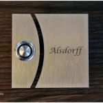 Klingel Und Briefkastenschilder Vorlage Luxus Klingelknopf Edelstahl Aufputz Klingel Mit Xl Led Taster