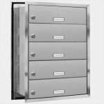 Klingel Und Briefkastenschilder Vorlage Neu V2a Edelstahl Durchwurf Briefkastenanlage Verstellbar