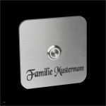 Klingel Und Briefkastenschilder Vorlage Süß Hochw Led Edelstahl Klingel Klingelplatte Inkl Gravur