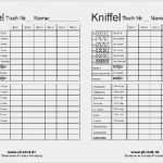 Kniffel Excel Vorlage Süß Kniffel Vorlage Excel Neu Kniffel Vorlage Excel &amp; Pdf