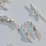 Knüpfteppich Vorlagen Luxus Ala Metallo Perle Angelo Ala Perle 12mm Tibet Argento