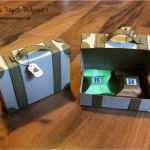 Koffer Selber Basteln Vorlage Erstaunlich Jpp Koffer Verpackung Suitcase Goo Treat Box