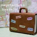 Koffer Selber Basteln Vorlage Großartig Diy Anleitung Reisegutschein Basten Mit Koffer