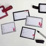 Kofferbeschriftung Vorlage Fabelhaft Freebie Urlaubs Packliste & Kofferanhänger