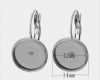 Kofferbeschriftung Vorlage Gut 2 Edelstahl Ohrstecker Fassung Für 12 Mm Cabochon