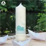 Kommunionkerze Fisch Vorlage Hübsch Taufkerze Jona Machs Licht An