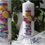 Kommunionkerze Gestalten Vorlagen Genial 18 Besten tossjas Taufe Bilder Auf Pinterest