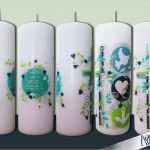 Kommunionkerze Gestalten Vorlagen Schön Hochzeits & Taufkerze "glaube Liebe Hoffnung"