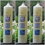 Kommunionkerze Selbst Gestalten Vorlage Erstaunlich Taufkerze Kommunionkerze 300 60mm Handmakecandle