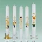 Kommunionkerzen Verzieren Vorlagen Kostenlos Bewundernswert Cerion Kommunion Kerzen