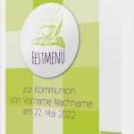 Konfirmation Karte Vorlage Hübsch Menükarten Vorlage