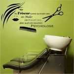 Konzept Friseursalon Vorlage Inspiration Friseursalon Wandtattoo