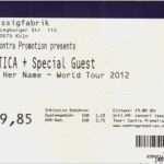 Konzert Ticket Vorlage Wunderbar sonata Arctica Und Battle Beast In Der Essigfabrik Köln