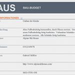 Kostenaufstellung Hausbau Vorlage Erstaunlich Bud Für Hausbau