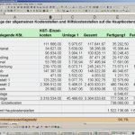 Kostenaufstellung Hausbau Vorlage Luxus Kostenloses Excel tool Gemeinkostenumlage