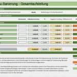 Kostenaufstellung Renovierung Bank Vorlage Angenehm Altbausanierung Excelberechnung Jetzt Zum sofort Download