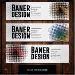 Kostenlose Banner Vorlagen Cool Corporate Banner Design Vorlagen Mit Gepunkteten Mustern