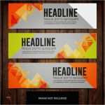 Kostenlose Banner Vorlagen Erstaunlich Business Banner Design Vorlagen Mit orangefarbenen