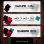 Kostenlose Banner Vorlagen Erstaunlich Corporate Banner Design Vorlagen Mit Bunten Quadraten Auf