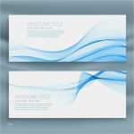 Kostenlose Banner Vorlagen Großartig Blau Abstrakte Welle Banner Vorlagen
