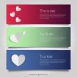 Kostenlose Banner Vorlagen Großartig Liebe Und Herzen Banner Vorlagen