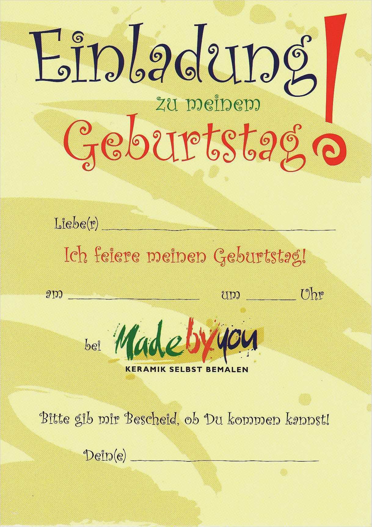 Kostenlose Vorlagen Für Geburtstagseinladungen Einzigartig Kindergeburtstag Einladungen Zum Ausdrucken Kostenlos
