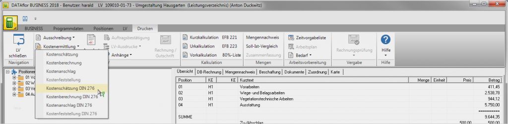 Kostenschätzung Nach Din 276 Vorlage Luxus Kostenschätzung Din 276 Drucken [dataflor]