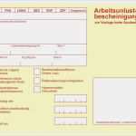 Krankmeldung Arbeitgeber Vorlage Erstaunlich Arbeitsunlustbescheinigung Download Chip