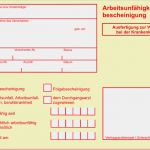 Krankmeldung Arbeitgeber Vorlage Erstaunlich Wird Eine Arbeitsunfähigkeitsbescheinigung Handschriftlich