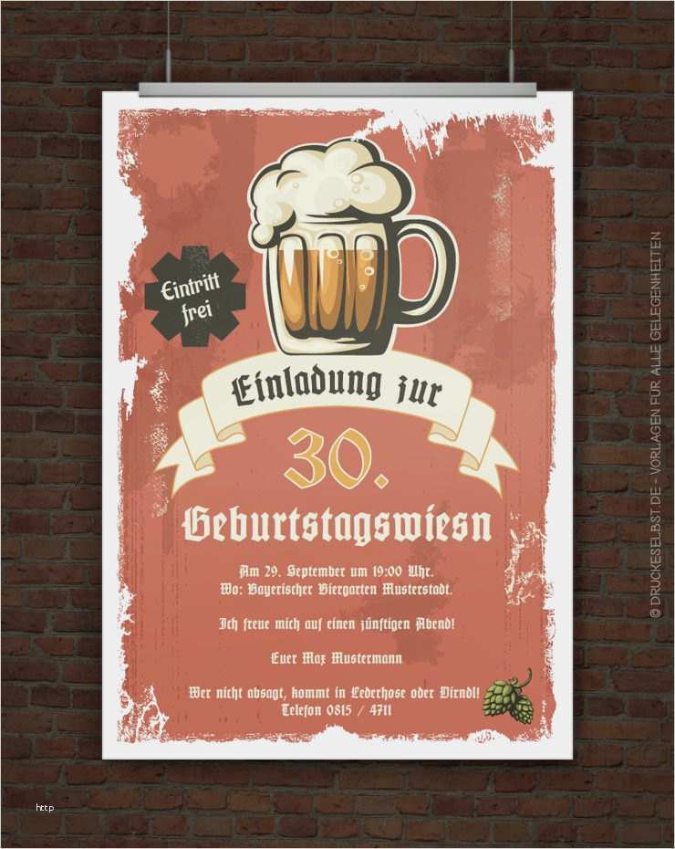 Kreative Geburtstagseinladungen Vorlagen Beste Drucke Selbst Einladung Zur Wiesn