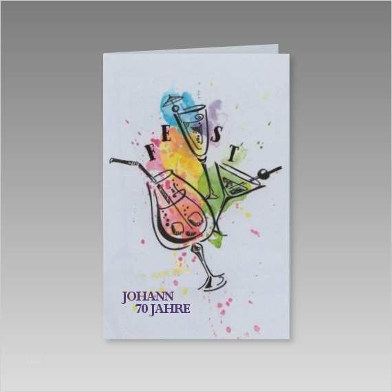 Kreative Geburtstagseinladungen Vorlagen Elegant Kreative Einladung Zum 70 Geburtstag
