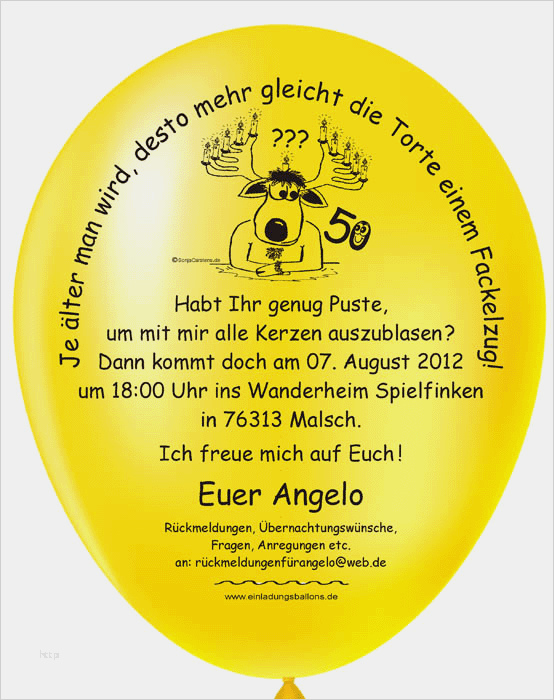 Kreative Geburtstagseinladungen Vorlagen Neu Individuelle Und originelle Einladungen Mit Einladungsballons