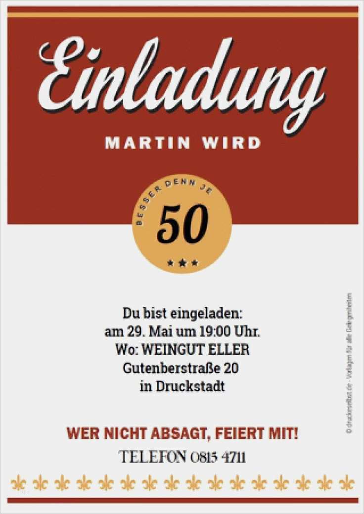 Kreative Geburtstagseinladungen Vorlagen Schönste 25 Einzigartige originelle Einladung 50 Geburtstag Ideen