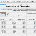 Kreditrechner Excel Vorlage Elegant Ihrkreditrechnerub