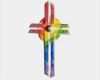 Kreuz Motive Vorlagen Für Kerzen Best Of Wachsmotiv Kommunion Kreuz Mit Regenbogenfarben