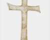 Kreuz Motive Vorlagen Für Kerzen Inspiration Wachsmotiv Kommunion Kreuz Weiß Gold Betupft 16cm