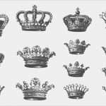 Krone Tattoo Vorlage Angenehm Vector Grunge Coroas