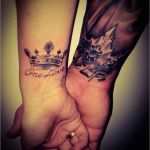 Krone Tattoo Vorlage Bewundernswert Partnertattoo Crown Tattoo Krone