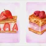 Kuchen Schilder Vorlage Angenehm Erdbeerkuchen Himbeer Kuchen forestspiritart