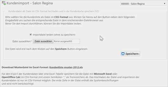 Kundenliste Excel Vorlage Inspiration Kundenimport Kundendaten Importieren Friseur software